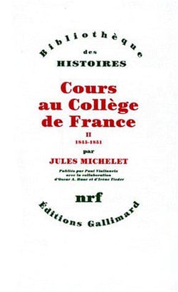 Cours au collège de France Tome 2 - 1845-1851