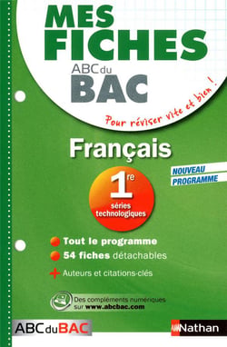 Mes Fiches Abc Du Bac Francais 1E Stmg