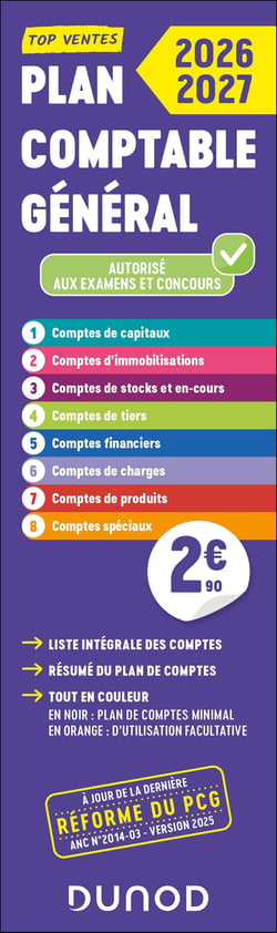 Plan comptable général - Liste intégrale des comptes (édition 2026/2027)