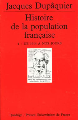 Histoire de la population française. Tome 4