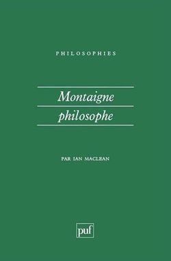 Montaigne philosophe