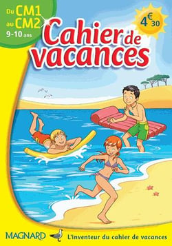 Cahier de vacances - du cm1 au cm2