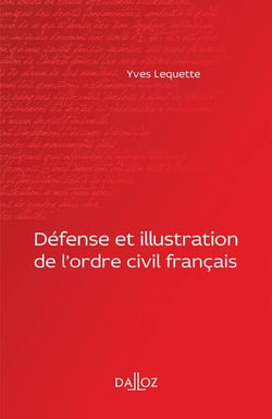 Défense et illustration de l'ordre civil français