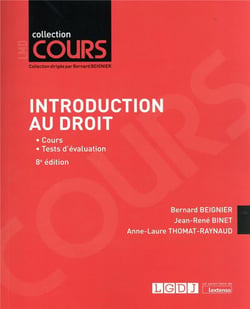 Introduction au droit : cours, lexique, test d'évaluation, lexique juridique et conseils de rédaction - adages et maximes en latin (8e édition)