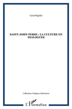 Saint-john perse - la culture en dialogues