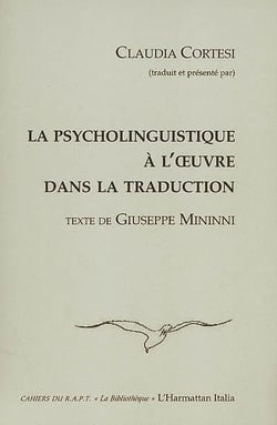 Psycholinguistique à l'oeuvre dans la traduction - texte de Giuseppe Mininni