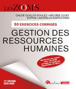 Gestion des ressources humaines - 50 Exercices corrigés
