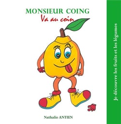 Monsieur coing va au coin - illustrations, couleur