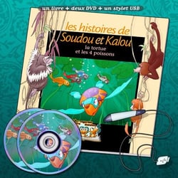 La tortue et les 4 poissons