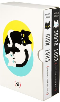 Coffret chat noir chat blanc Mathilde Arnaud 2361936771