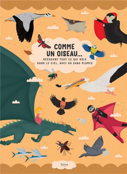 Comme un oiseau - découvre tout ce qui vole dans le ciel, avec ou sans plumes