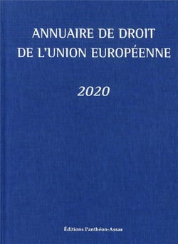Annuaire de droit de l'union européenne 2020