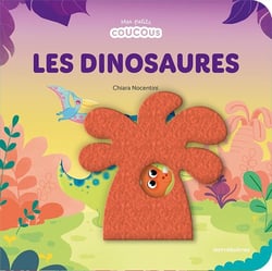 Les dinosaures : Livre à flaps en feutrine
