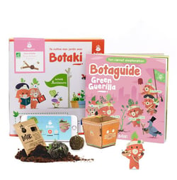 Botaki - kit activité semis green guerilla : pour les petits protecteurs de la planète !
