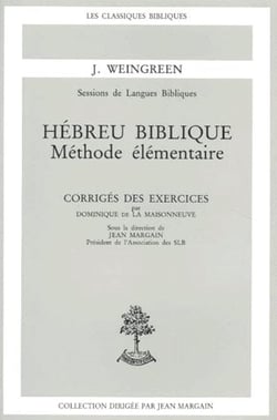 Hebreu biblique corrige des exercices