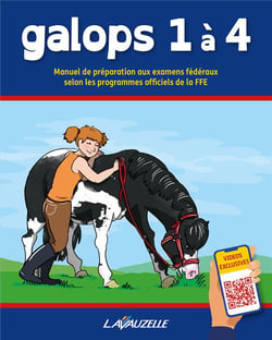 Galops 1 à 4 :: manuel de préparation aux examens fédéraux selon les programmes officiels de la FFE