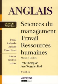 ANGLAIS : SCIENCES DU MANAGEMENT, TRAVAIL, RESSOURCES HUMAINES - 3ÈME ÉDITION