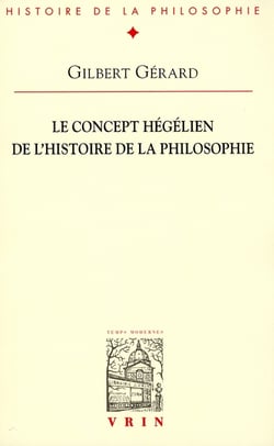 Le concept hégélien de l'histoire de la philosophie