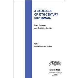 A catalogue of 13th-century sophismata - part 1, introduction and indices