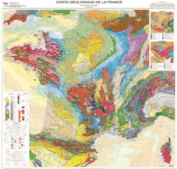 Carte géologique de la France