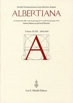Albertiana, volume XI-XII/2008-2009