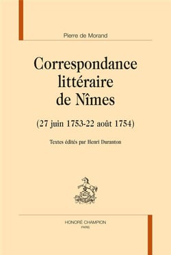 Correspondance littéraire de nîmes (1753-1754)