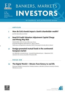 BASEL III CREDIT VALUATION ADJUSTMENT CAPITAL CHARGE et WRONG WAY RISK-BMI 151 : BANKERS, MARKETS INVESTORS N°151-JUNE 2018