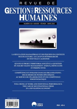 Revue Gestion des ressources humaines n.135