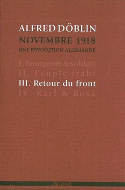 Novembre 1918, une révolution allemande Tome 3 - retour du front