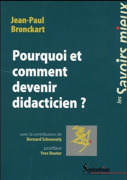 Pourquoi et comment devenir didacticien ?