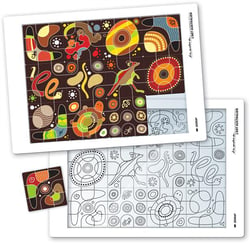 Puzzle à la manière de... l'art australien