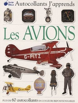 Autocollants j'apprends - les avions