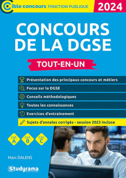 Concours de la DGSE : Attaché, contrôleur, secrétaire administratif, surveillant (édition 2024)