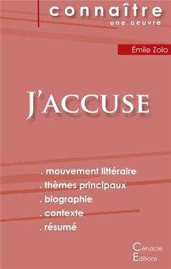 J'accuse, de Zola - fiche de lecture