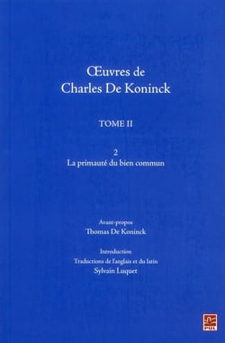 Oeuvres t.2 - la primauté du bien commun