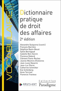 Dictionnaire pratique de droit des affaires (2e édition)