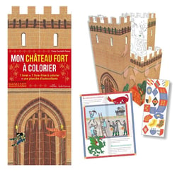 Mon château fort à colorier