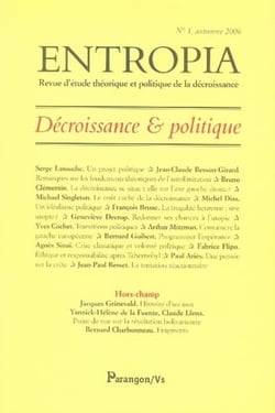 Entropia - décroissance et politique