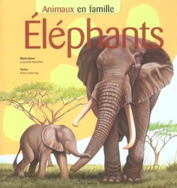 Animaux en famille - elephants