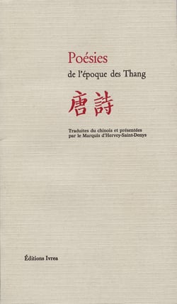 Poésies de l'époque des Thang