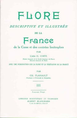 Flore descriptive et illustrée de la France, de la Corse et des contrées limitrophes t.3