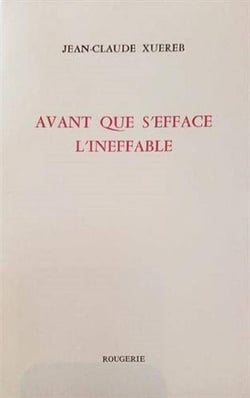Avant que s'efface l'ineffable
