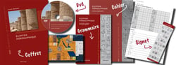Égyptien hiéroglyphique - méthode interactive d'apprentissage - coffret 4 avec DVD, cahier d'exercices et grammaire