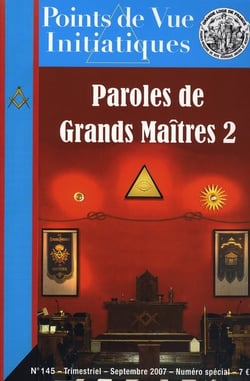 Points de vue initiatiques n.145 : paroles de grands maîtres t.2
