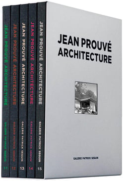 Jean prouve architecture - coffret 3 (5 vol)