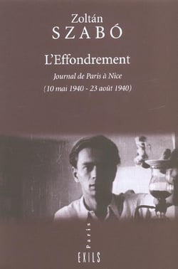 L' effondrement - journal de paris a nice - 10 mai 1940-23 aout 1940