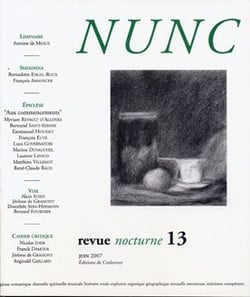 Revue nunc n.13 : aux commencements
