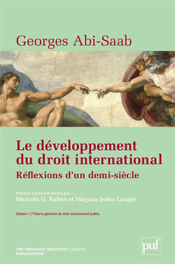 Le développement du droit international - réflexions d'un demi-siècle