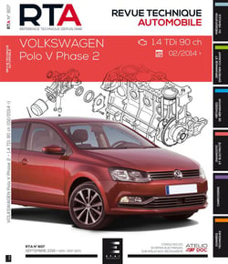 Revue technique automobile n.807 : Polo V phase 2 - 1.4 tdi(90 ch) depuis 02/2014