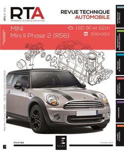 Revue technique automobile n.819 : mini II phase2 (R56) - 1.6D 90 et 112ch - (2010-2013)